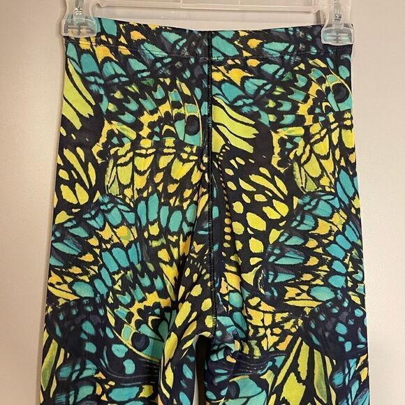 Yitty by Lizzo Mesh Me Smoothing High Waist Legging in Bright Ass Blue Buttafly - Picture 13 of 15